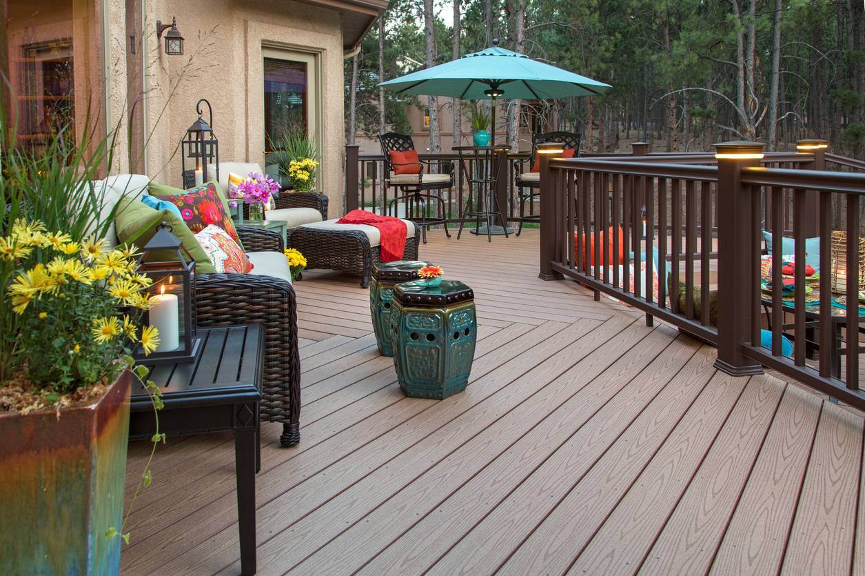 terrasse en bois composite