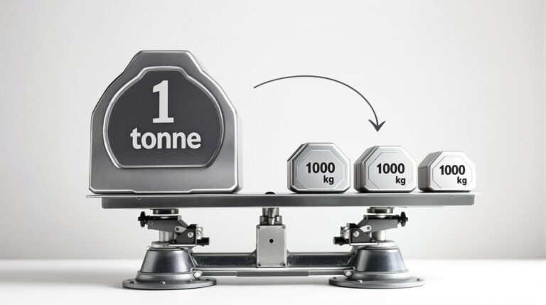 1 tonne en kg
