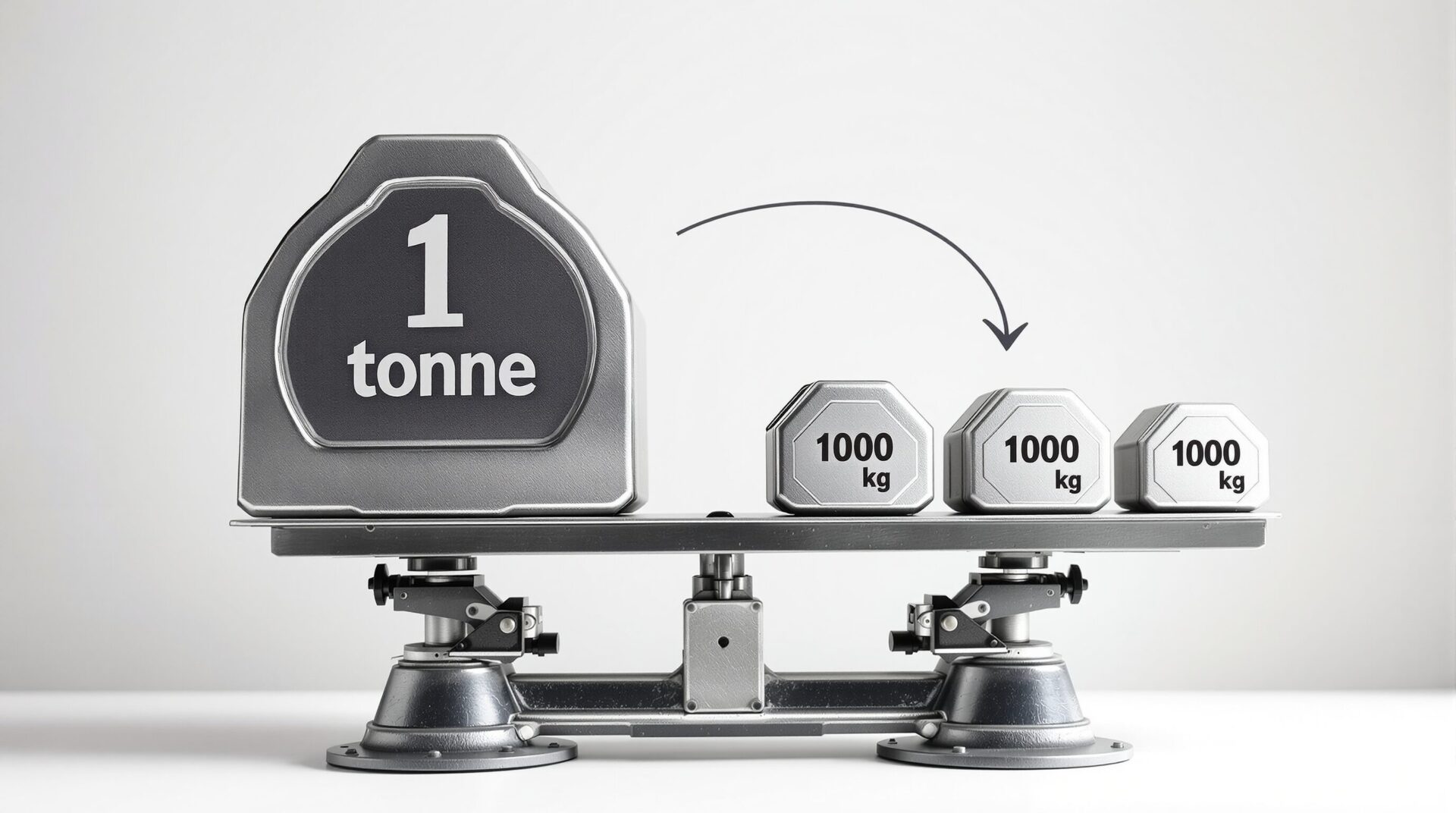 1 tonne en kg