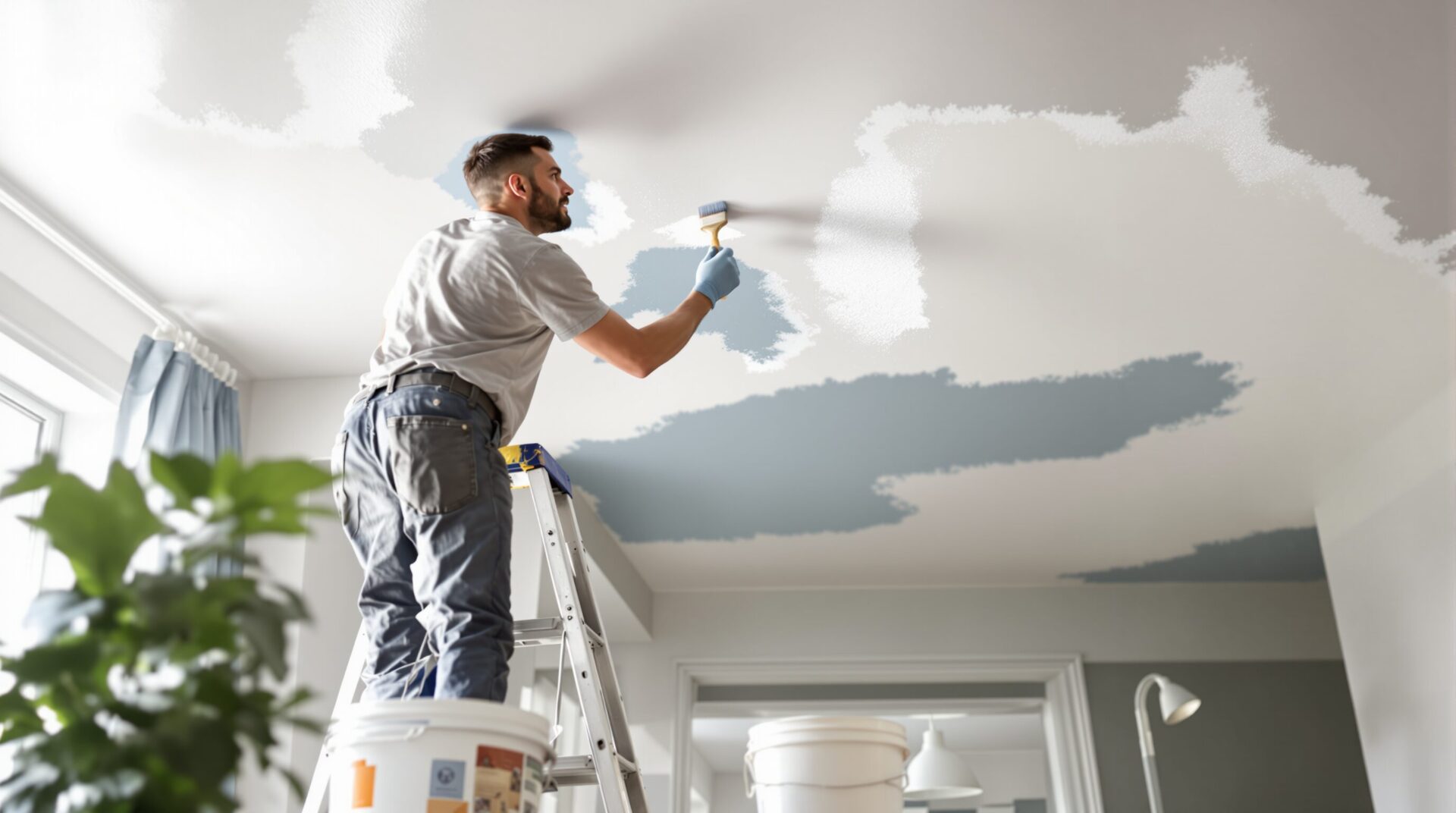 comment repeindre un plafond