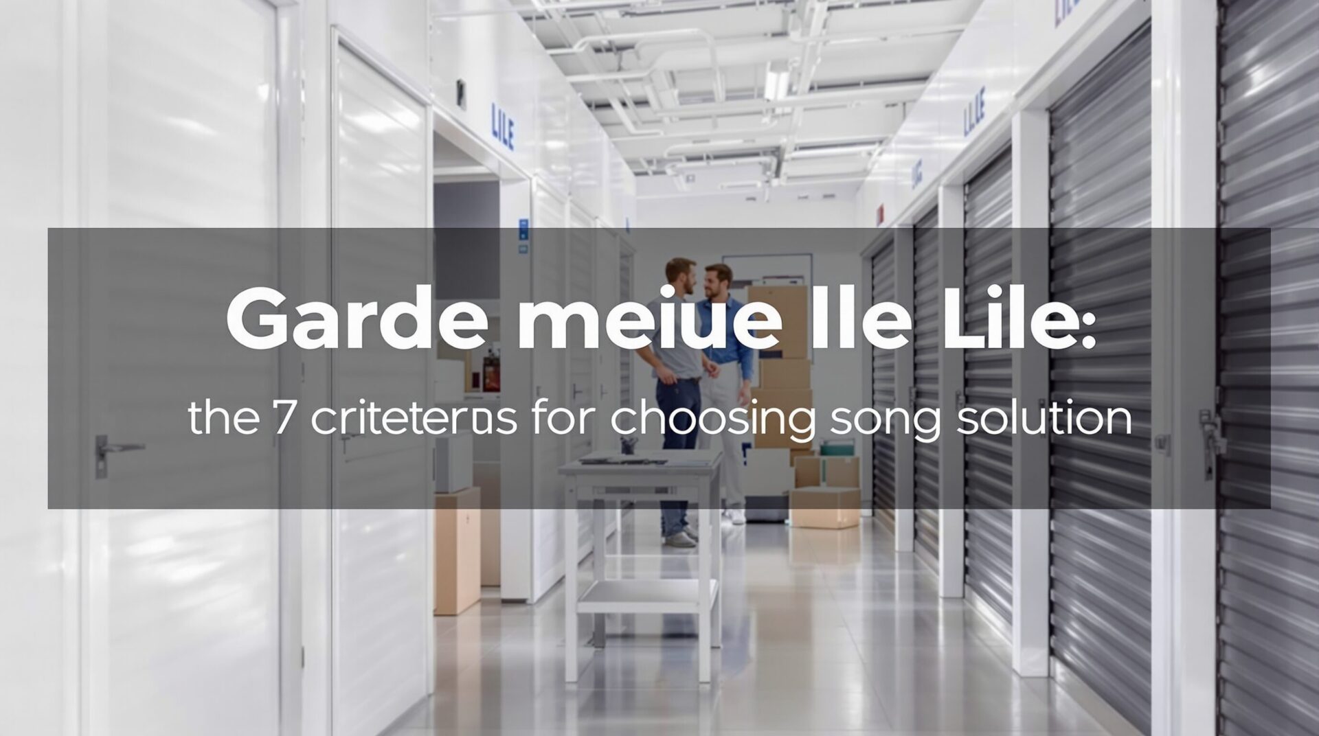 Garde meuble Lille