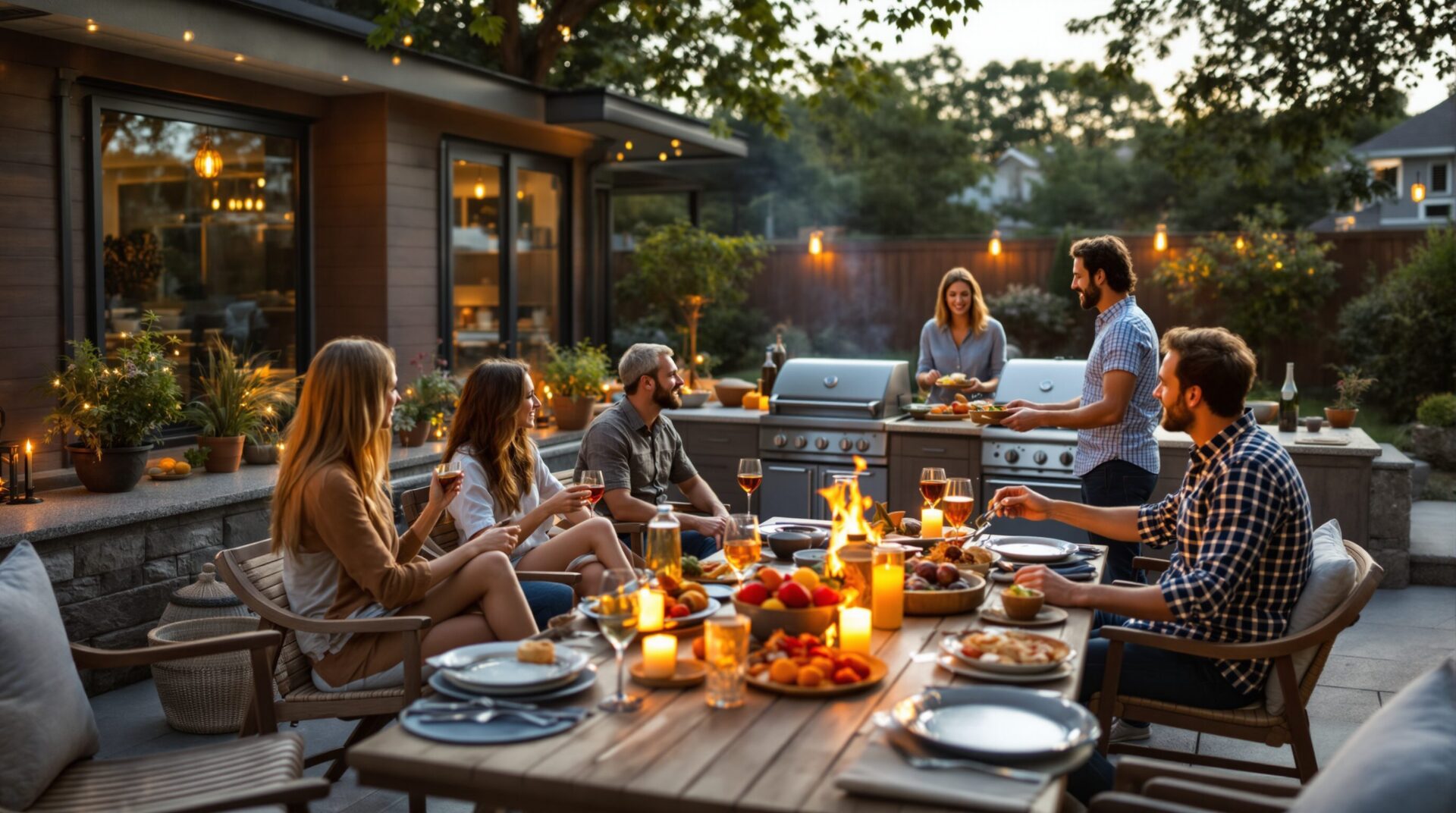 amenager un coin barbecue