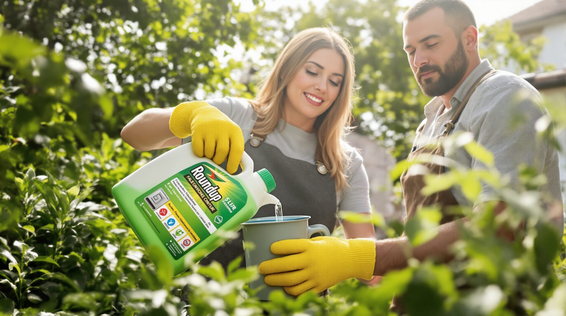 dosage roundup pour 5 litres d'eau