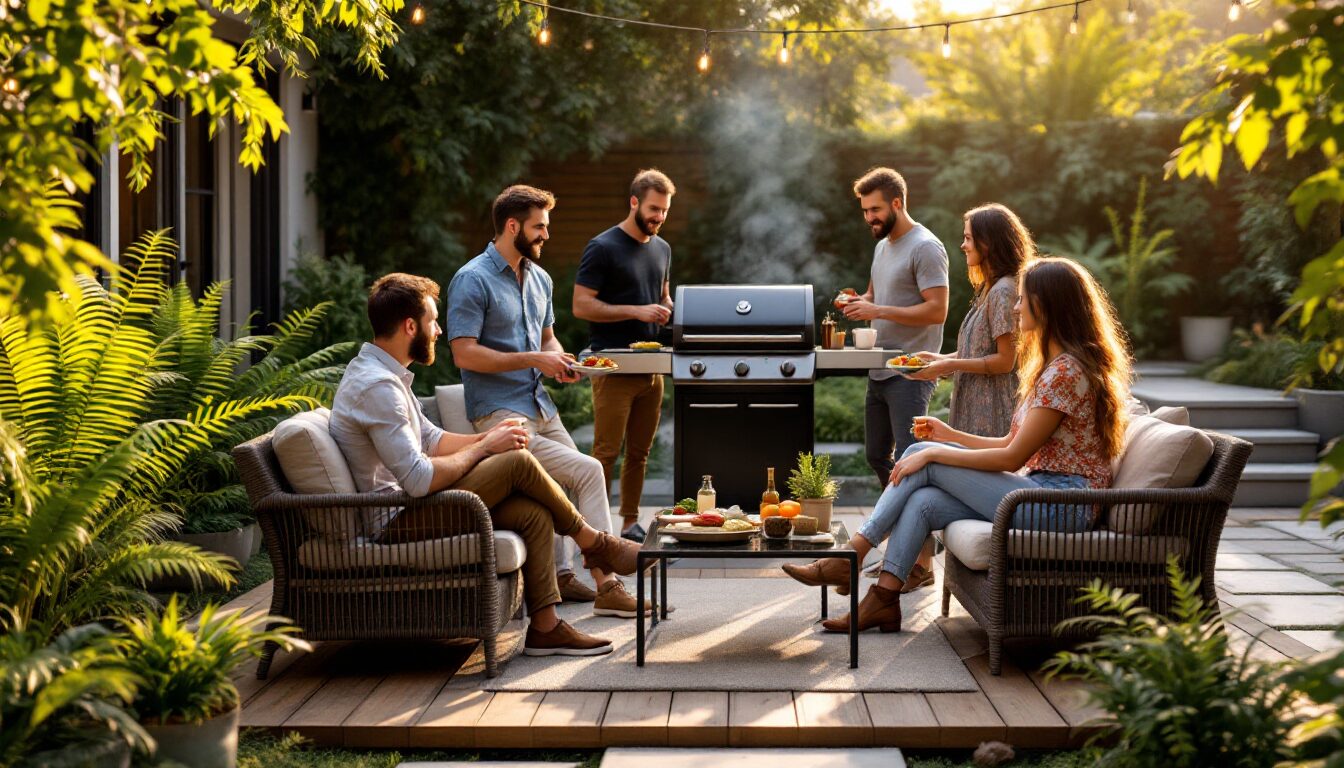 amenager un coin barbecue