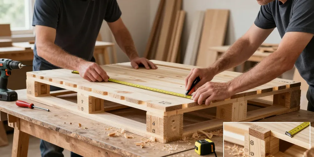 table en palettes