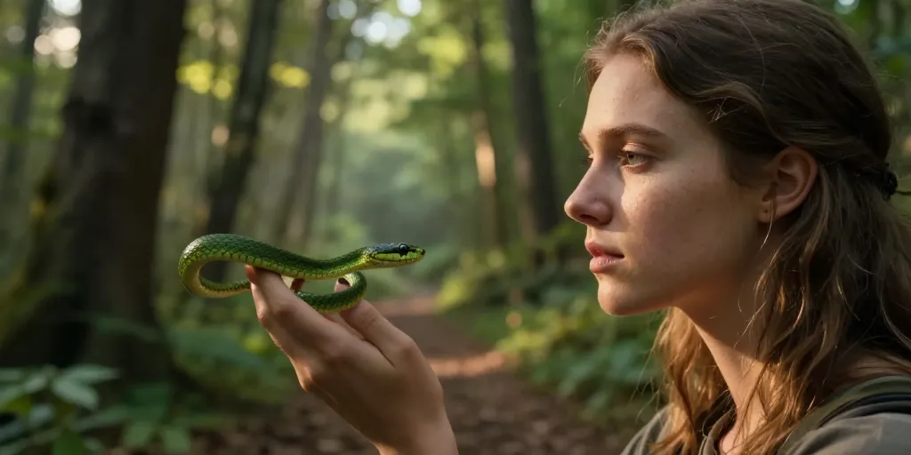 croiser un serpent signification